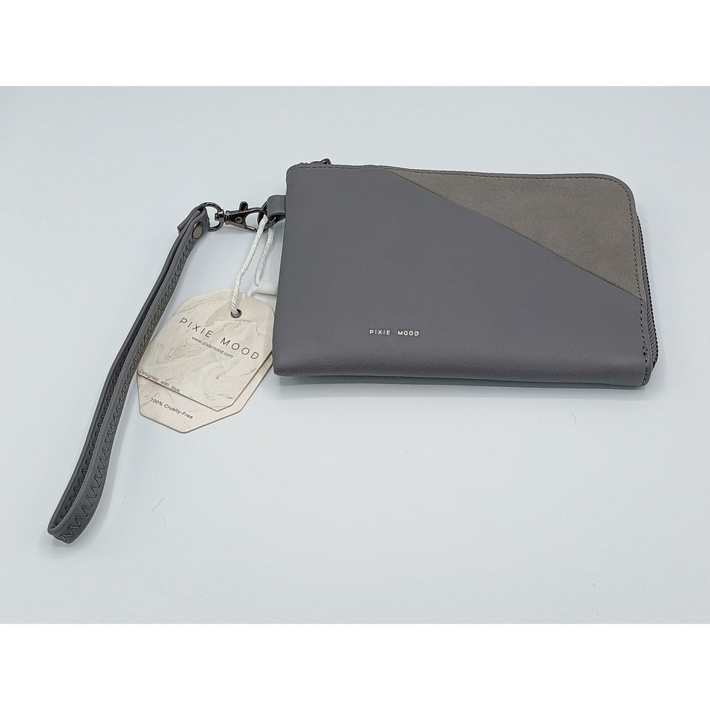 5x7" Pixie Mood Cruelty Free Grey Gray STACY WRISTLET NWT